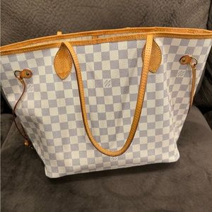 Authentic Louis Vuitton Demier Azur Neverfull MM